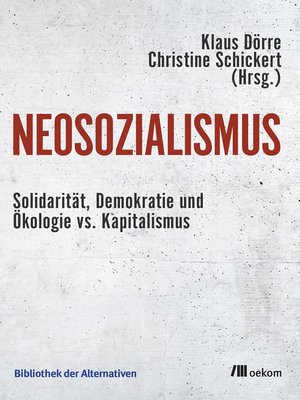cover image of Neosozialismus